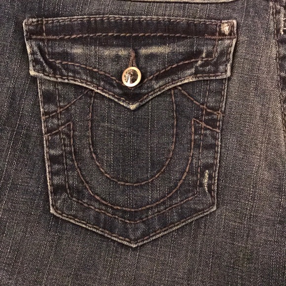 True Religion Jeans: Size 31 w/ rhinestone - Picture 2 of 6